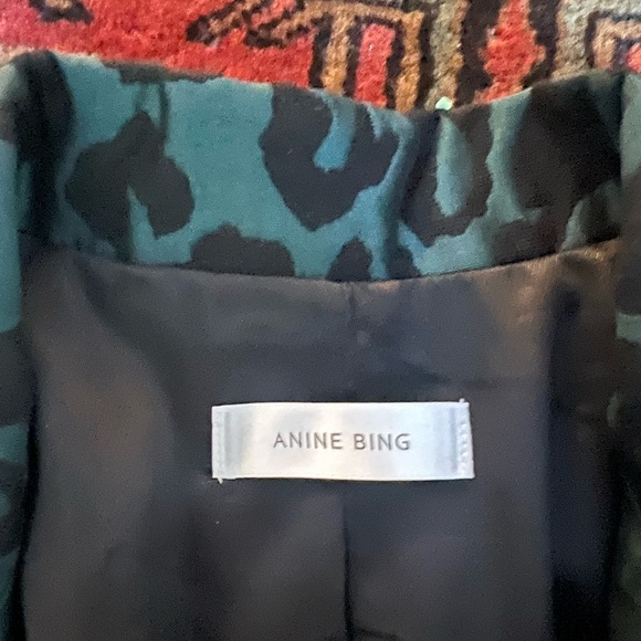 ANINE BING Madeline Blazer in Emerald sz XS - Picture 4 of 5